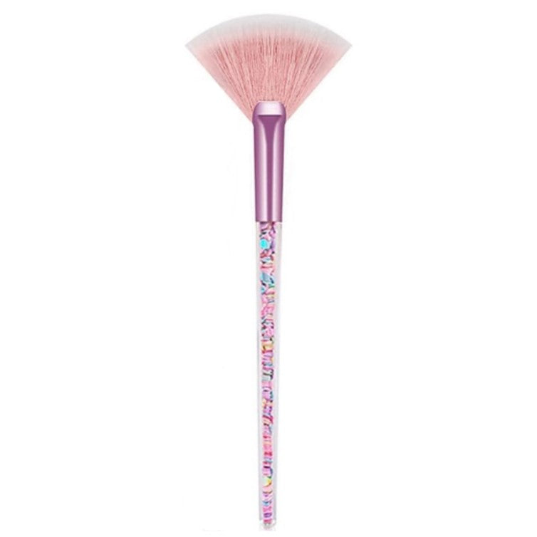 Acrylic Makeup Fan Brush