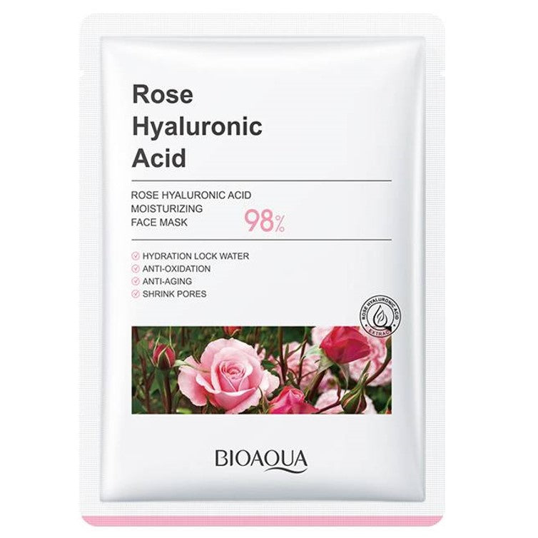 BIOAQUA Rose Hyaluronic Acid Moisturizing Mask 25g