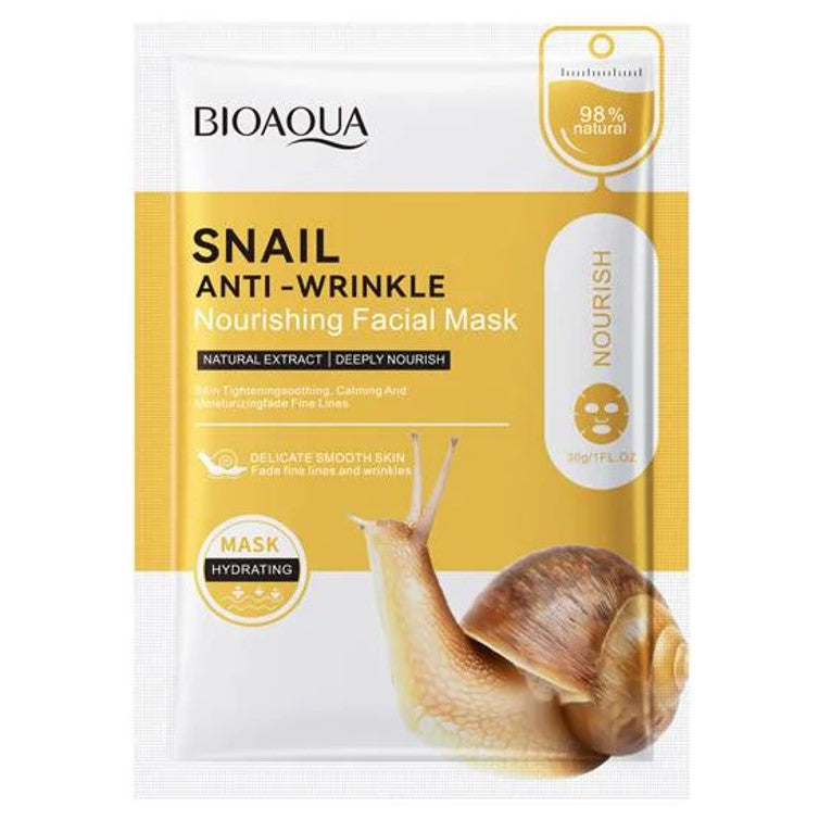 BIOAQUA Snail Anti Wrinkle Nourishing Facial Mask 30g