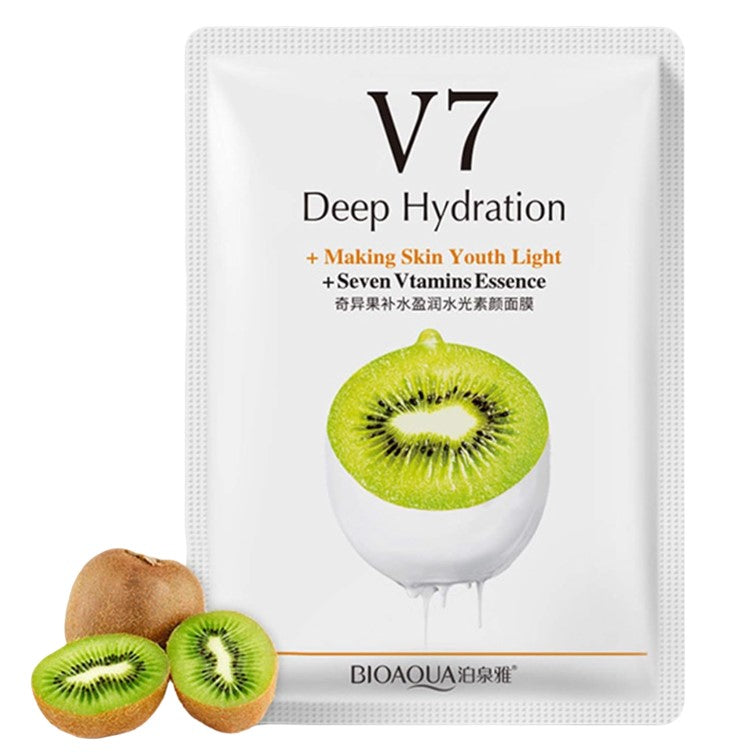 BIOAQUA V7 Deep Hydration Kiwifruit Facial Mask 30g