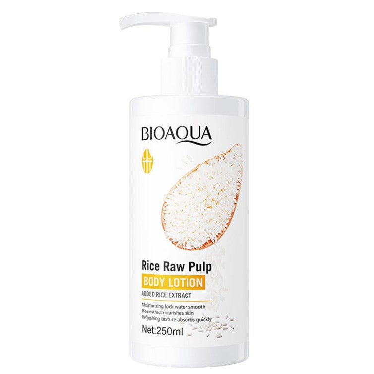 BIOAQUA Rice Raw Pulp Whitening Body Lotion 250g