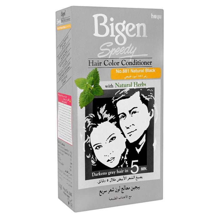 Bigen Speedy Hair Color Conditioner 881 Natural Black