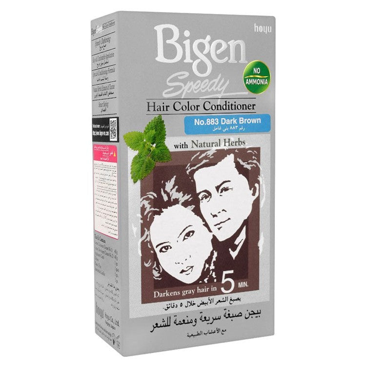 Bigen Speedy Hair Color Conditioner 883 Dark Brown