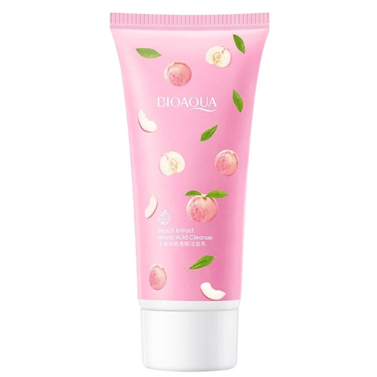 Bioaqua Peach Extract Amino Acid Skin Clarifying Cleanser 100g