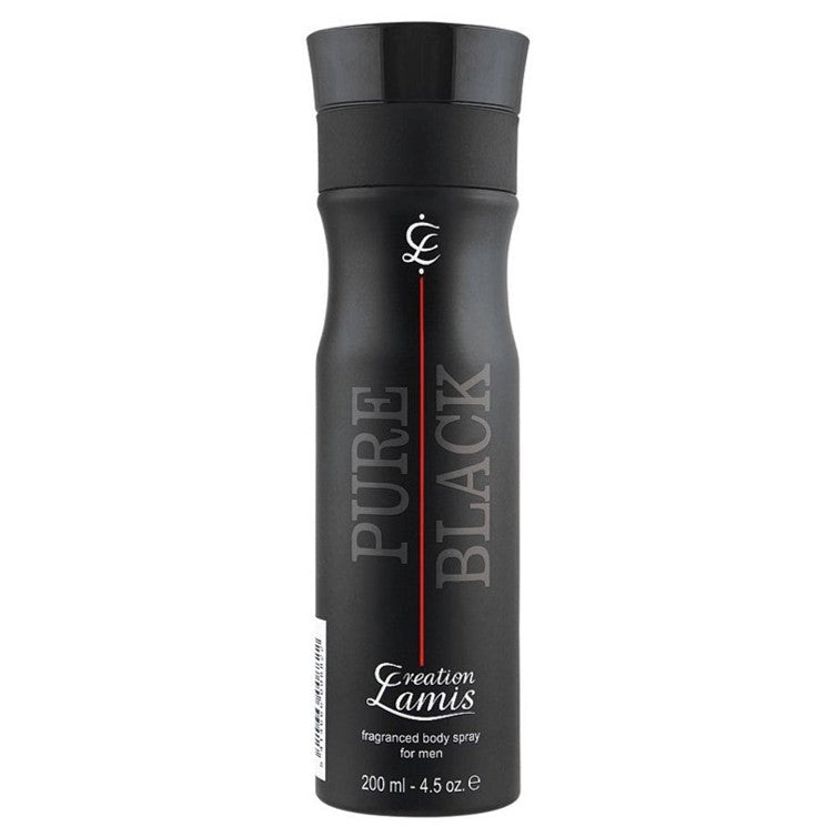 Creation Lamis Pure Black Fragranced Body Spray 200ml