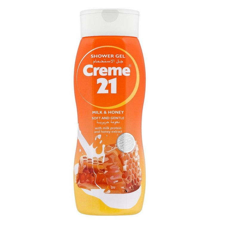 Creme 21 Shower Gel Milk & Honey Soft and Gentle 250ml