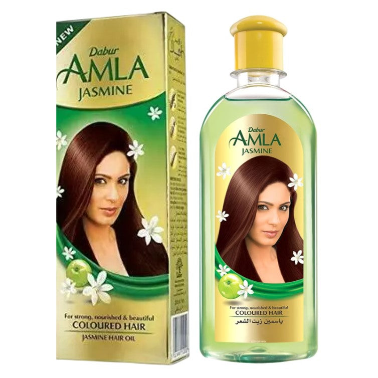 Dabur Amla Jasmine Hair Oil for Strong, Nourished & Beautiful Coloured Hair 200ml