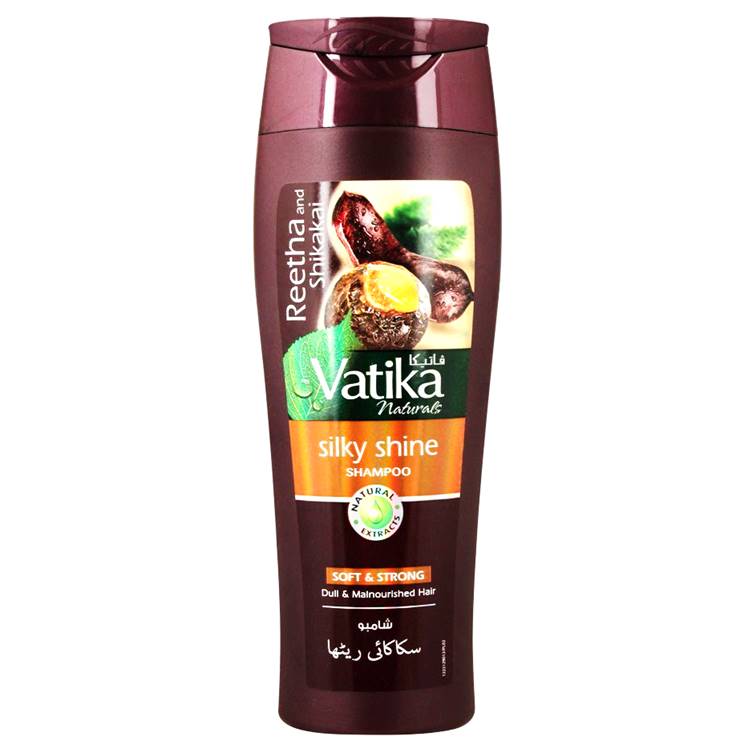 Dabur Vatika Reetha & Shikakai Silky Shine Shampoo 185ml