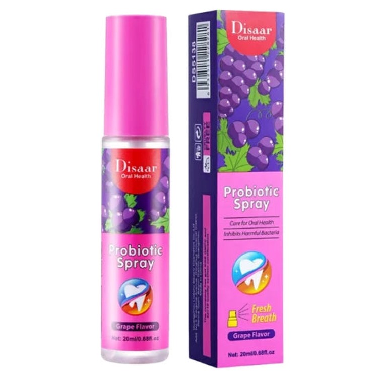 Disaar Probiotic Oral Spray Grape Flavour