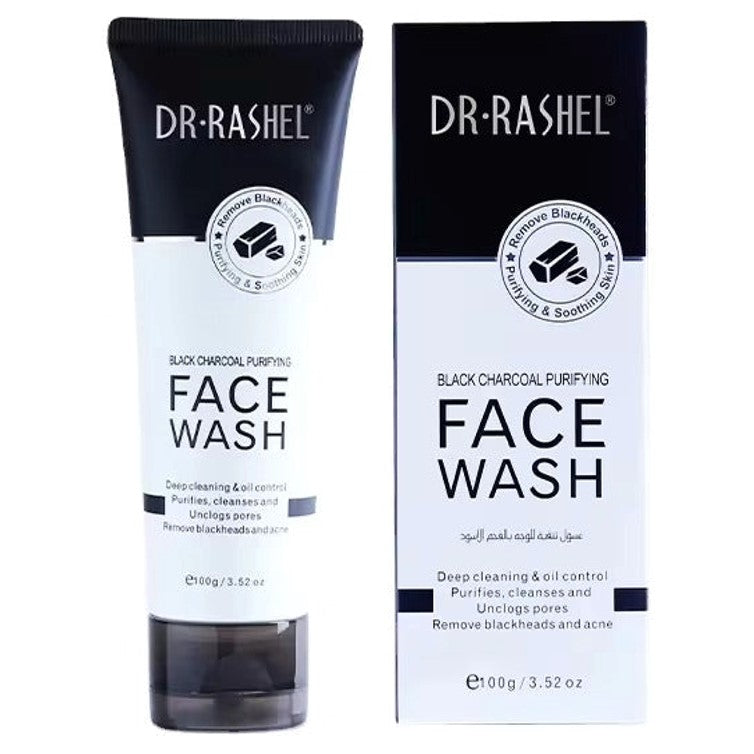 Dr. Rashel Black Charcoal Purifying Face Wash 100g