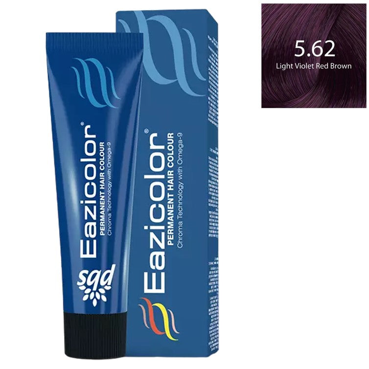 Eazicolor Professional Tube 5.62 Violet Red Brown 60ml