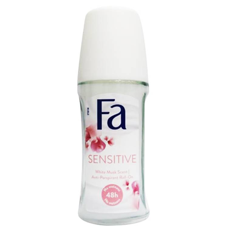 FA Roll on Anti-Perspirant Sensitive White Musk Scent