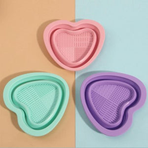 Foldable Heart Shape Silicone Bowl Multipurpose