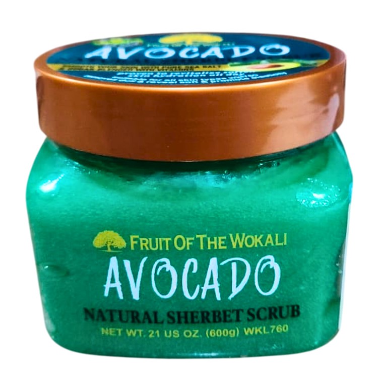 Fruit of Wokali Avocado Natural Sherbet Scrub 600g