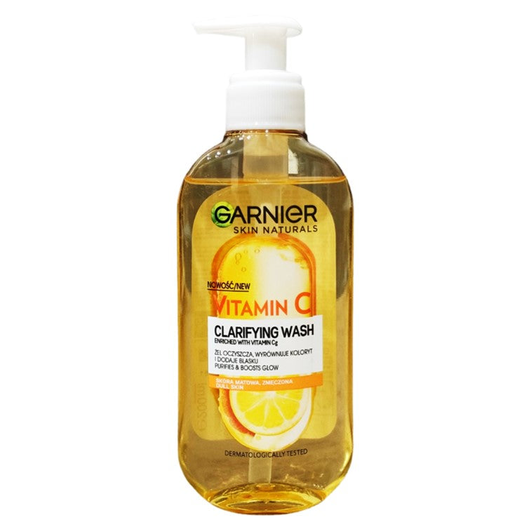 Garnier Vitamin C Clarifying Wash for Dull Uneven Skin 200ml