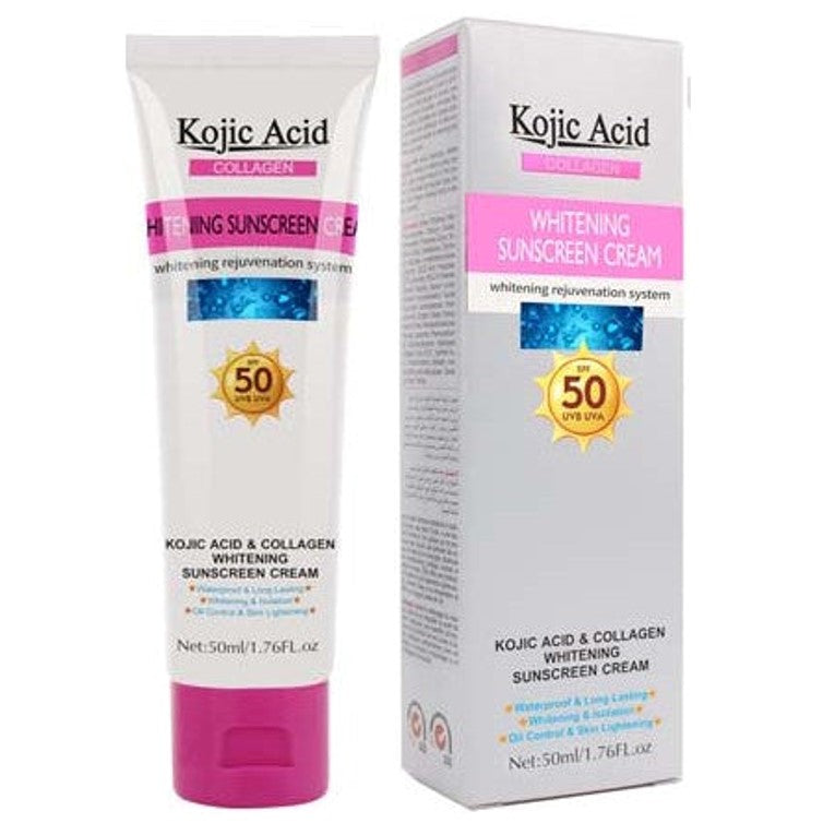 Guanjing Kojic Acid Collagen Whitening Sunscreen Cream 50ml