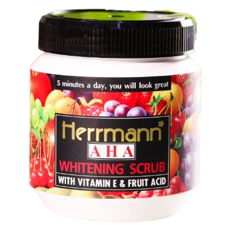 Herrmann AHA Whitening Scrub Vitamin E and Fruit Acid 500g