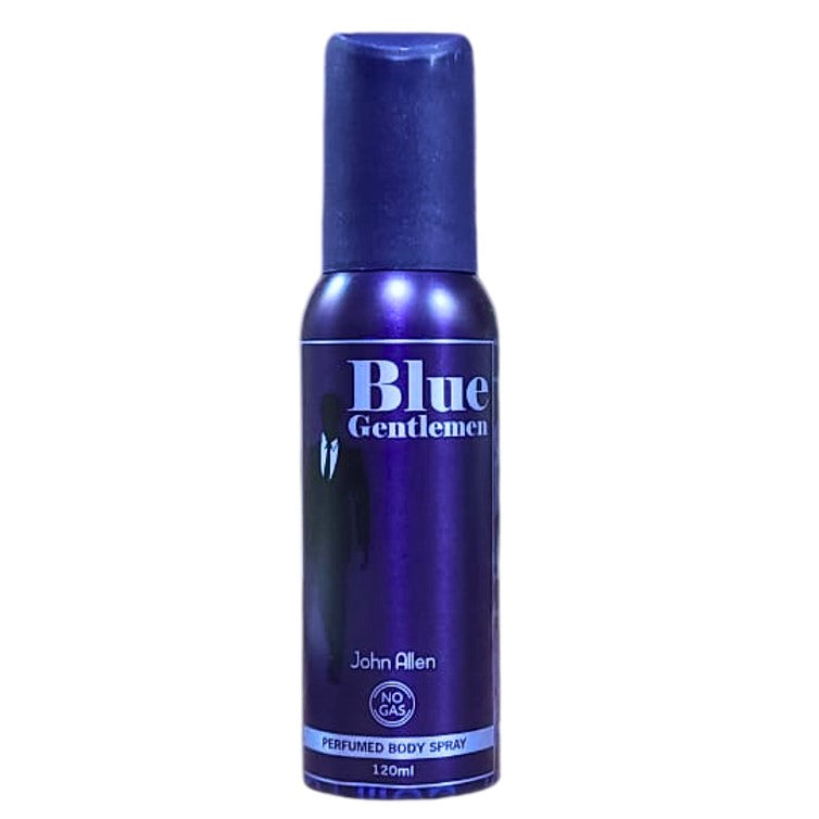 John Allen Blue Gentlemen Perfumed Body Spray No Gas 120ml