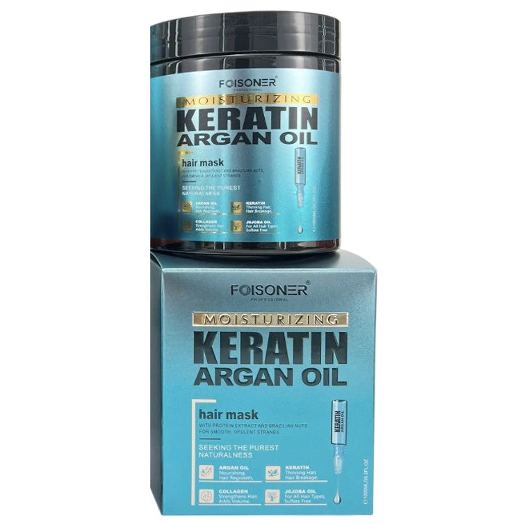 Keratin Argan Oil Hair Mask enriched with Collagen & Jojoba Oil 1000ml