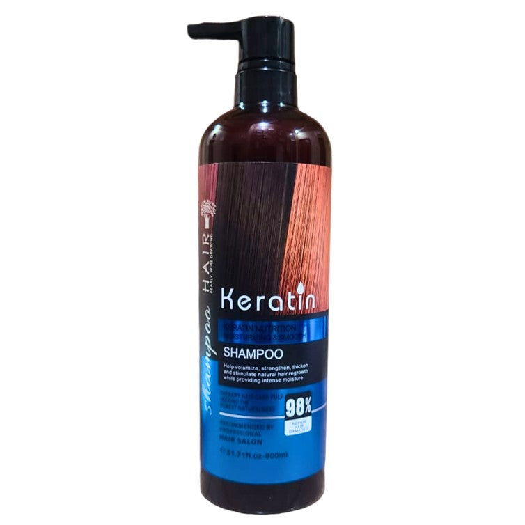 Keratin Nutrition Moisturizing &amp; Smooth Hair Growth Shampoo 900ml