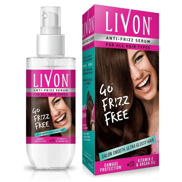 Livon Go Frizz Free Hair Serum Damage Protection 100ml