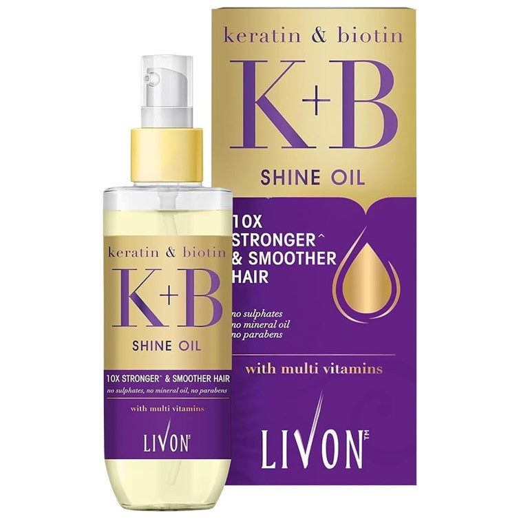 Livon Keratin & Biotin Smoothing Oil Sulfate Free 100ml