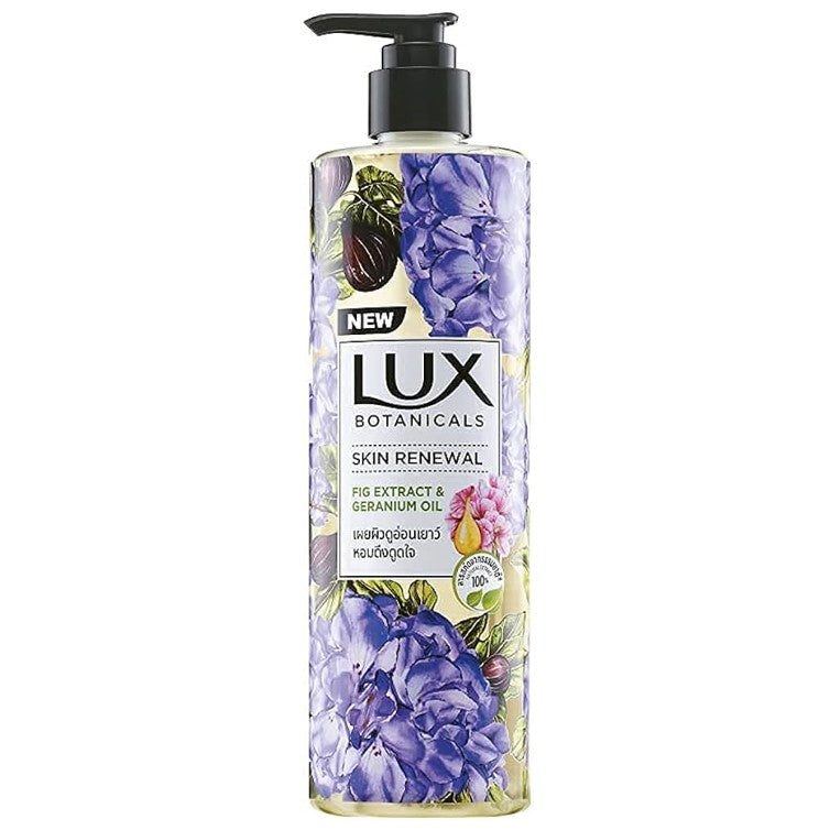 Lux Botanicals Skin Renewal Body Wash Fig Extract & Geranium Oil 450ml