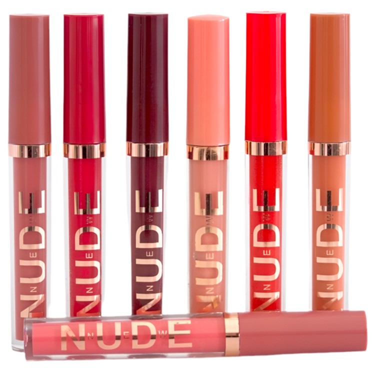 Matte Lip Gloss Liquid Lipstick (Pack of 6)