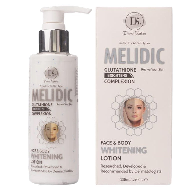 Melidic Glutathione Face & Body Whitening Lotion 120ml