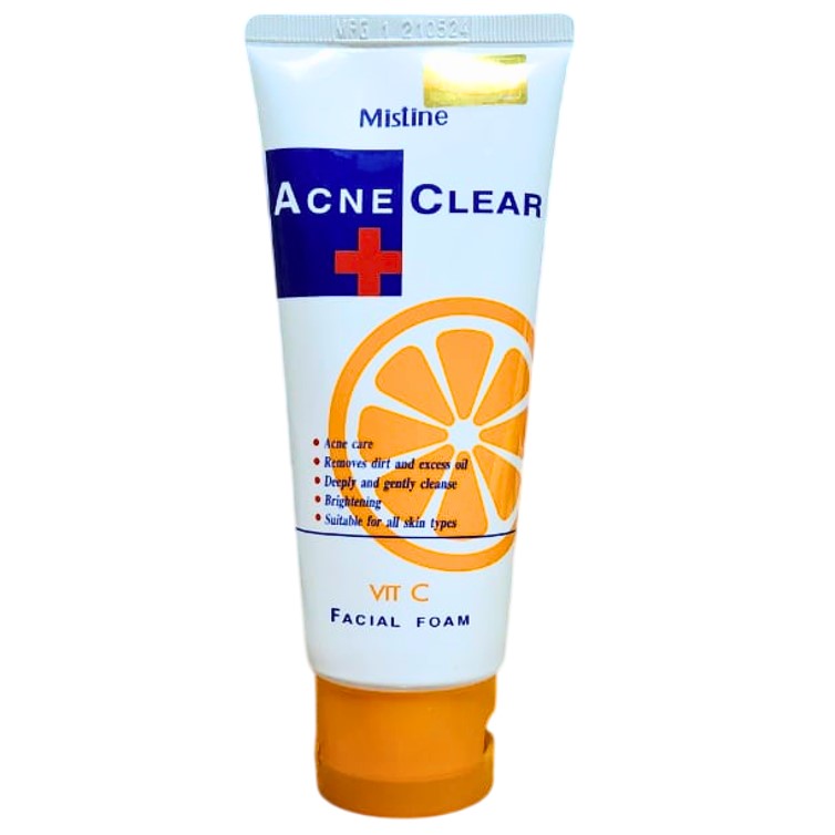 Mistine Acne Clear Vitamin C Facial Foam Wash 85g