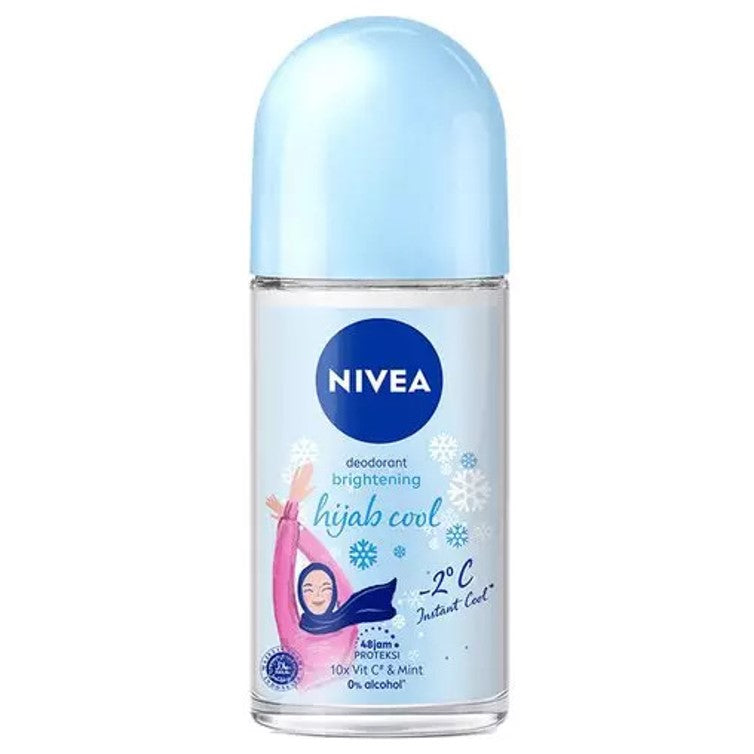 Nivea Brightening Hijab Cool Deodorant Roll On 50ml