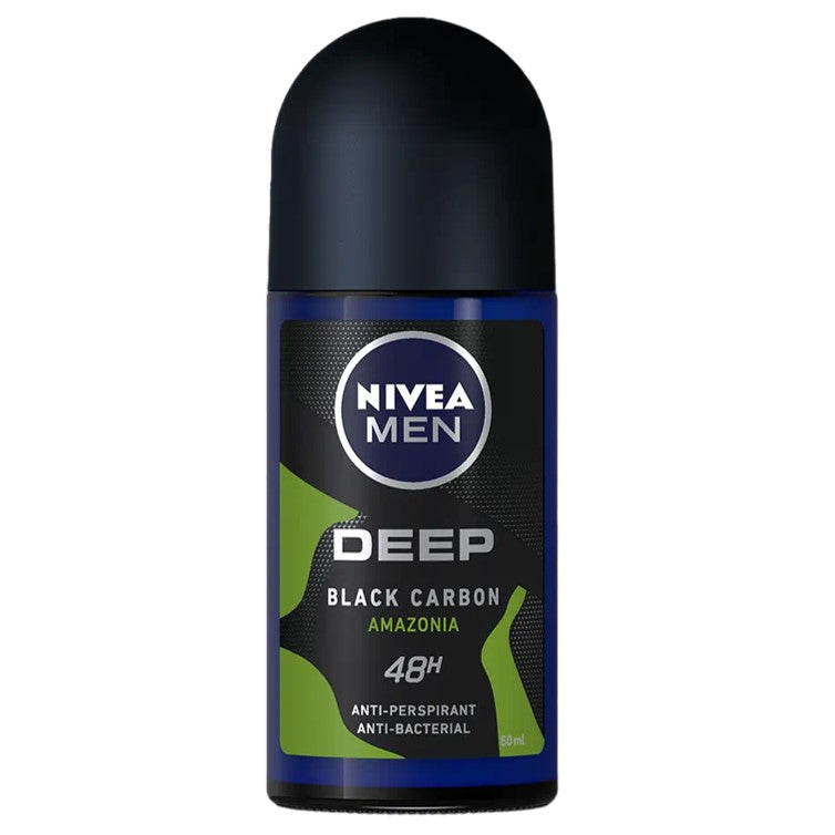 Nivea Men Deep Black Carbon Amazonia Roll on 50ml