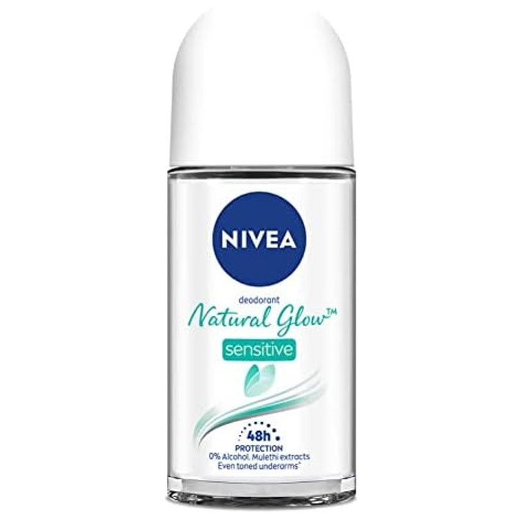 Nivea Natural Glow Sensitive Skin Deodorant Roll on 50ml