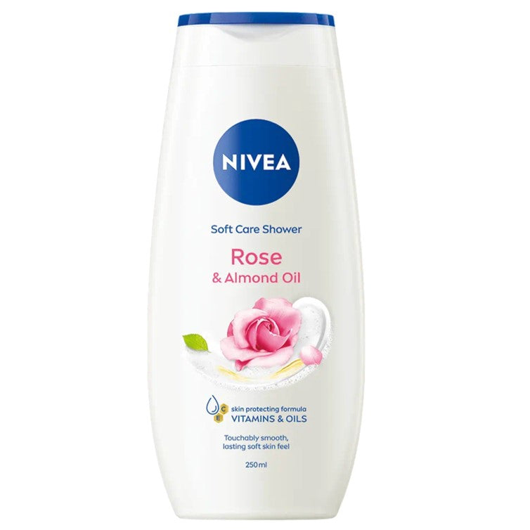 Nivea Shower Cream Rose & Almond Oil 250ml