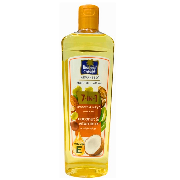 Parachute Advansed 7 IN 1 Coconut & Vitamin E Smooth & Silky Hair Oil 180ml