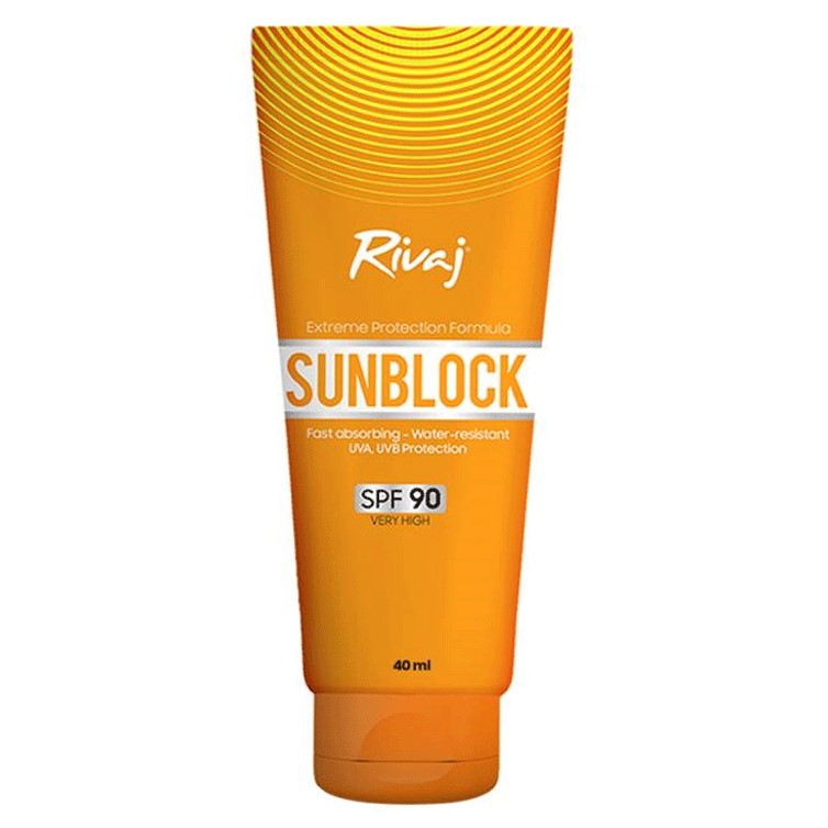 Rivaj UK Sunblock SPF 90 Extreme Protection 40ml