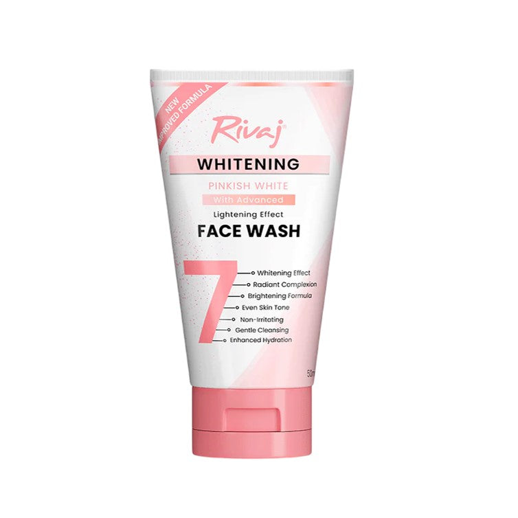 Rivaj Whitening Pinkish White Face Wash 50ml