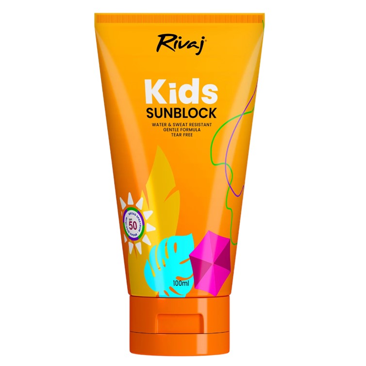 Rivaj UK Kids Sunblock SPF50 120ml