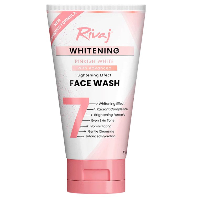 Rivaj Whitening Pinkish White Advance Face Wash 100ml