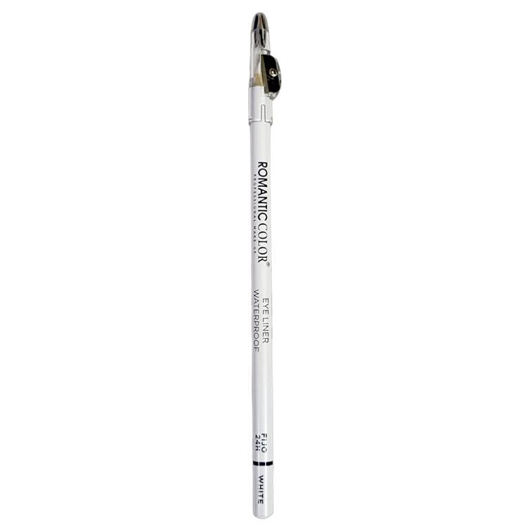 Romantic Color Eyeliner with Sharpener Waterproof White