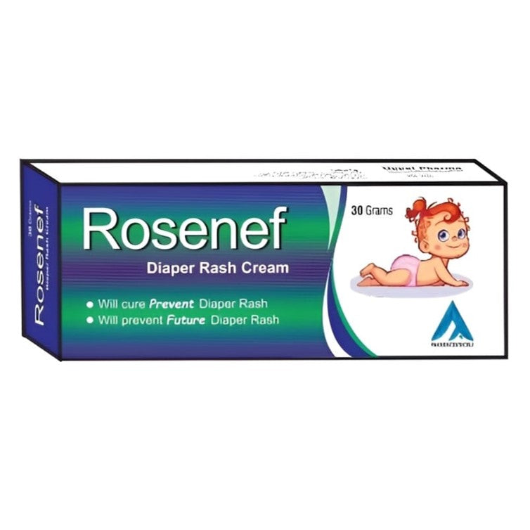 Rosenef Diaper Rash Cream with Zinc Oxide and Tea Tree Oil 30g