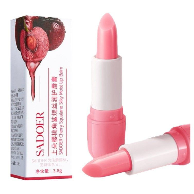 Sadoer Cherry Squalane Silky Moist Lip Balm