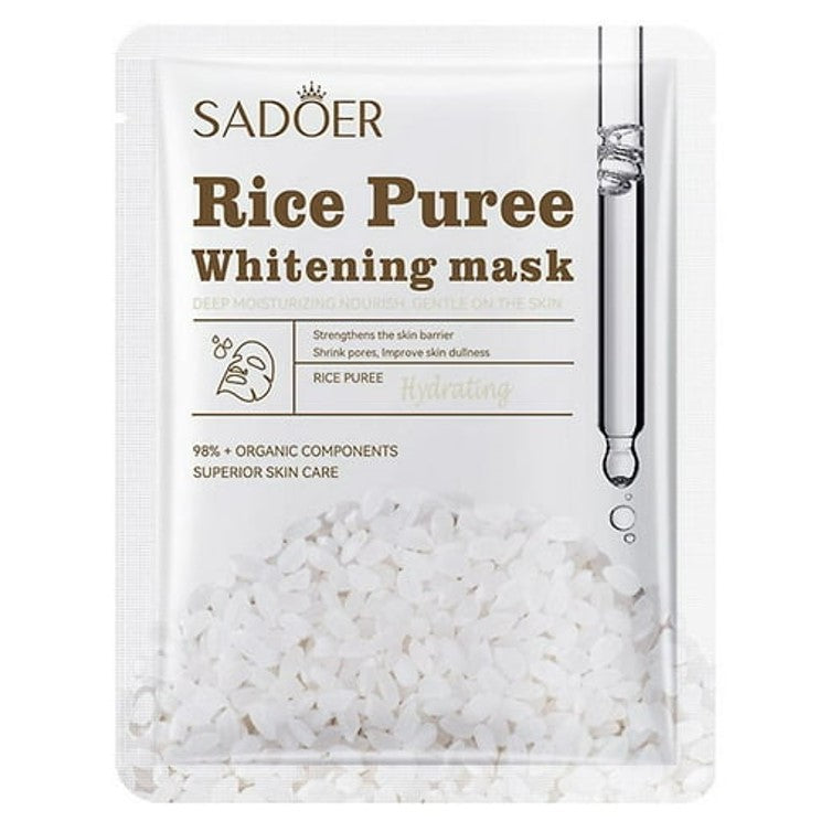 Sadoer Rice Pure Whitening Facial Mask 25g