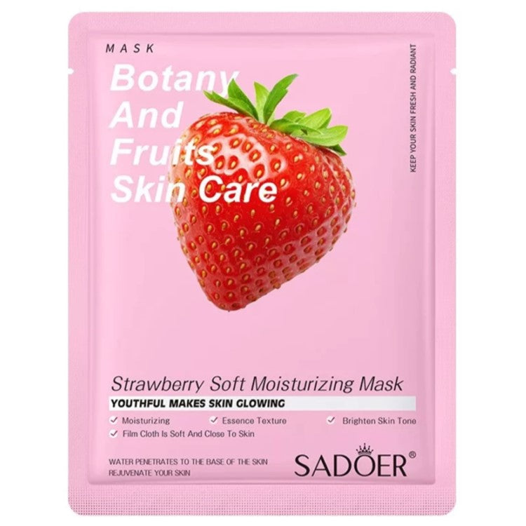 Sadoer Strawberry Soft Moisturizing Facial Mask 25g