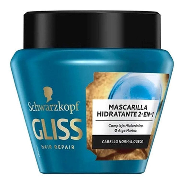 Schwarzkopf Gliss Moisturizing Repair 2 In 1 Hair Mask 300ml