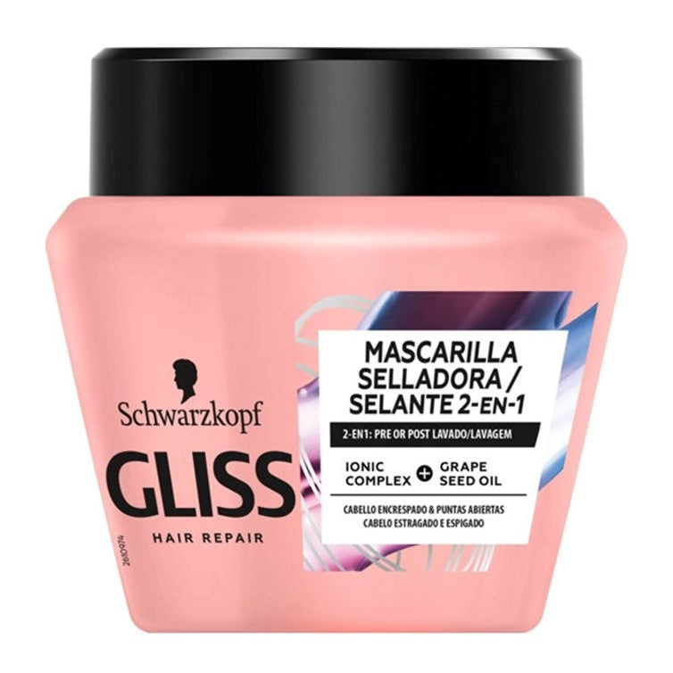 Schwarzkopf Gliss Split Ends Hair Miracle 2 In 1 Hair Mask 300ml