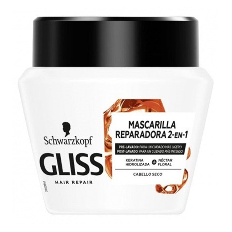 Schwarzkopf Gliss Total Repair 2 In 1 Hair Mask 300ml