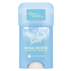 Secret Antiperspirant Cream Stick Natural Unscented 40ml
