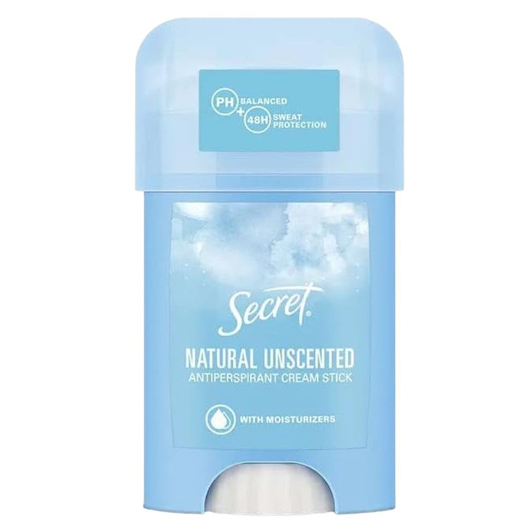 Secret Antiperspirant Cream Stick Natural Unscented 40ml