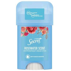 Secret Antiperspirant Cream Stick RoseWater Scent 40ml